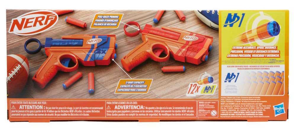 Hasbro Nerf N Series Duo Pack Dart Blaster with 12 N1 Darts - HSBG1492 - image 3