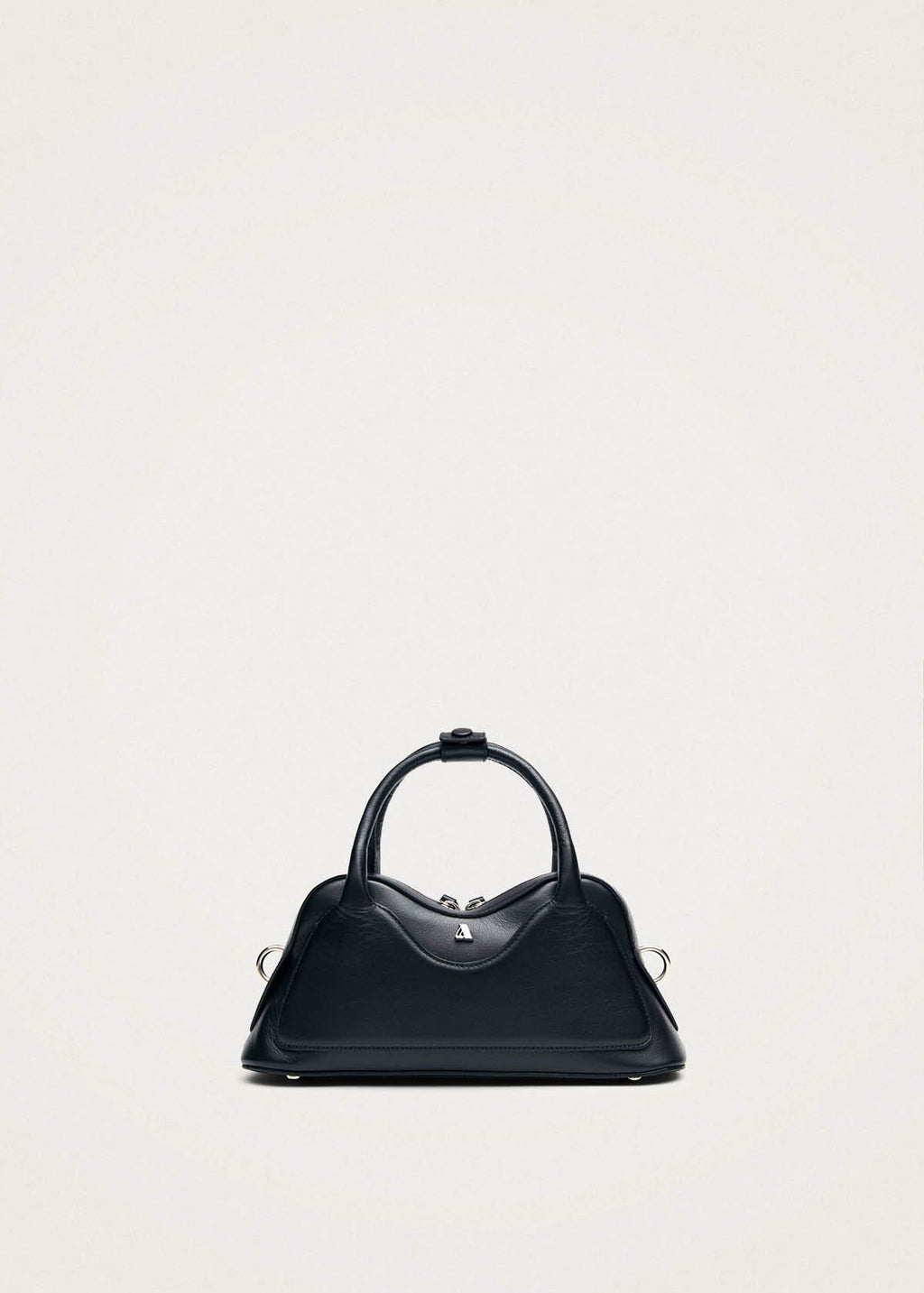 Hilma Mini Zwarte Leren Tas