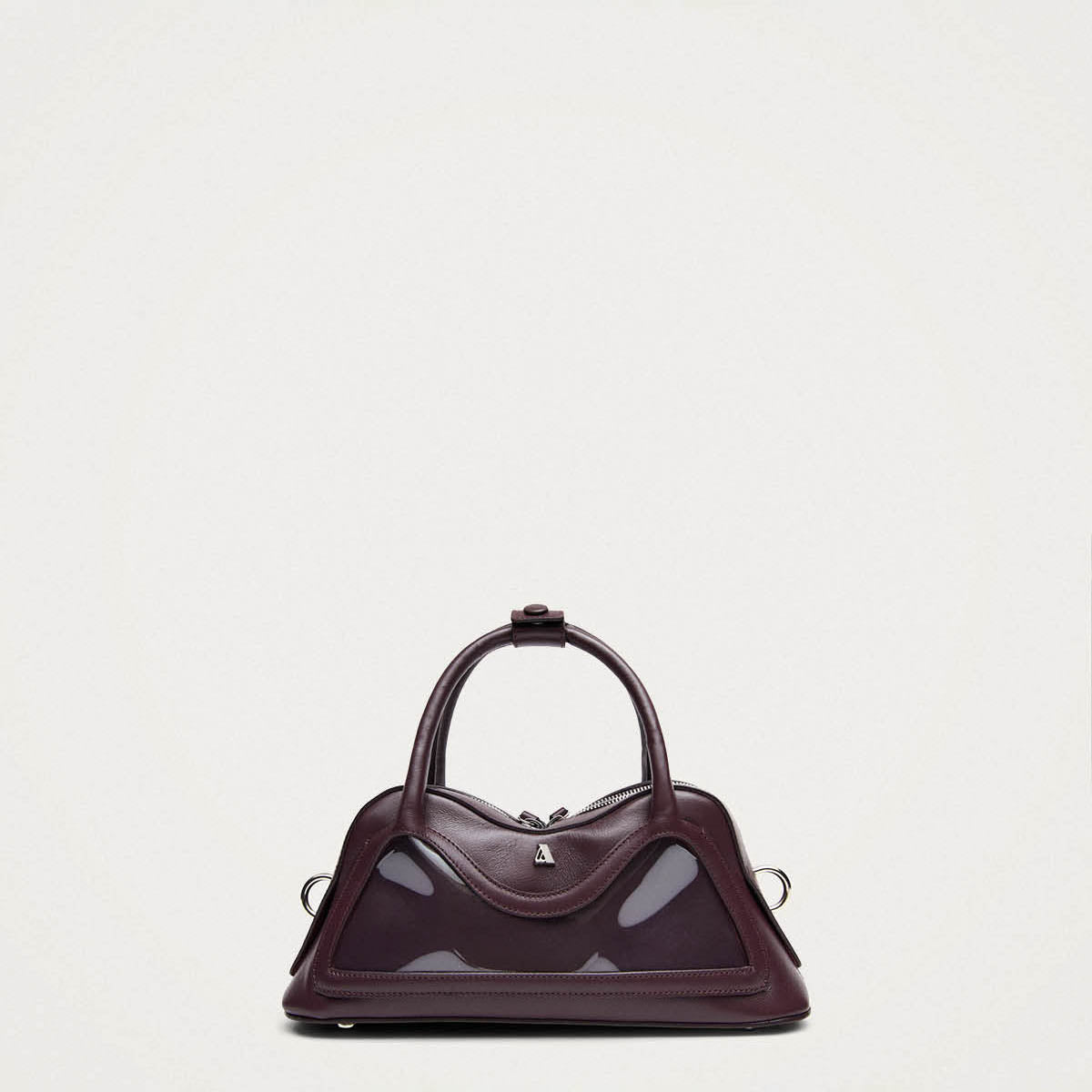 Hilma Mini-Tasche aus burgunderrotem Leder