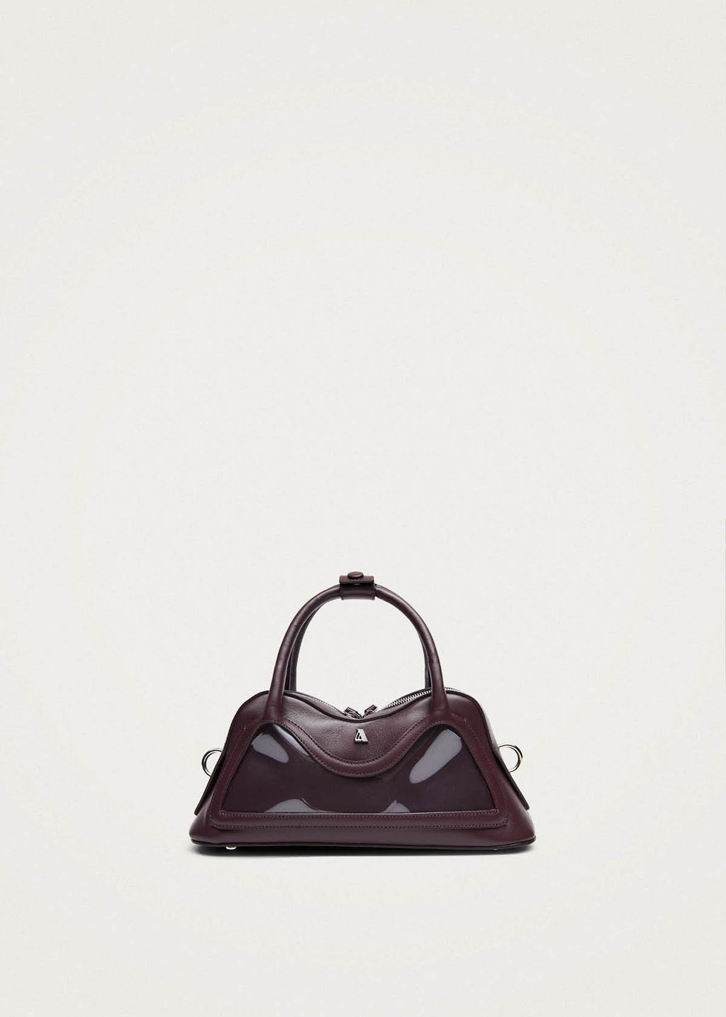 Hilma Mini-Tasche aus burgunderrotem Leder