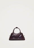Hilma Mini-Tasche aus burgunderrotem Leder