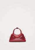 Hilma Mini Vinyl Tas van Rood Leer