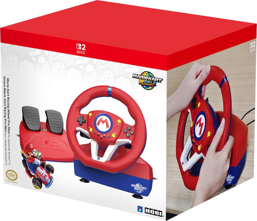 Hori Mario Kart Racing Wheel Pro Mini for Nintendo Switch 2 - NSX-122U - image 6