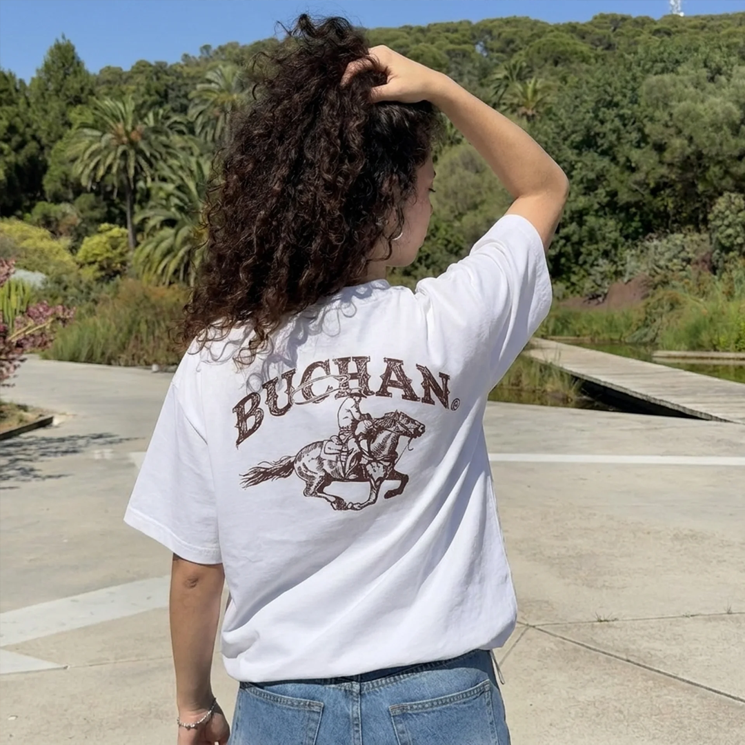Camiseta de caballo - Blanca