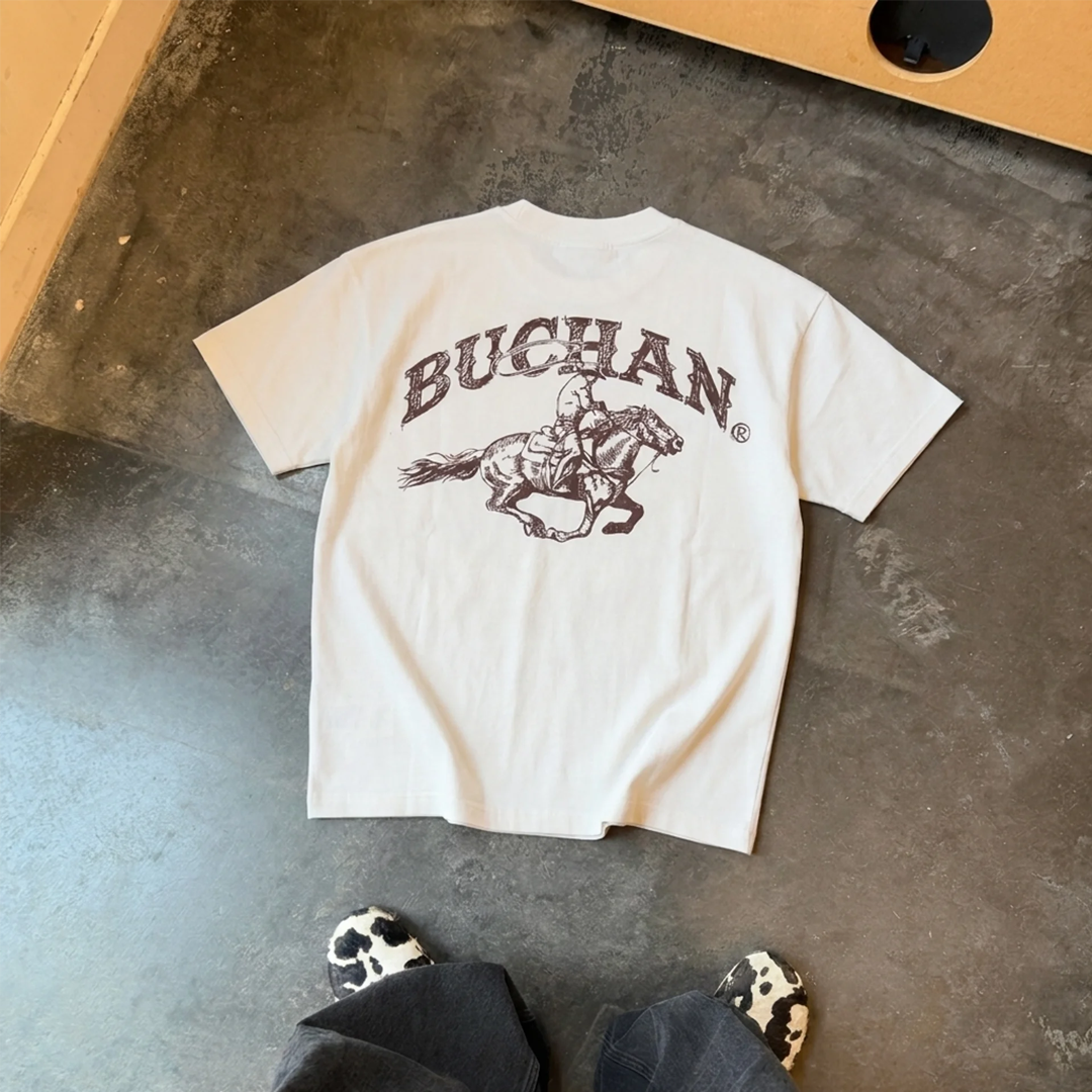Camiseta de caballo - Blanca