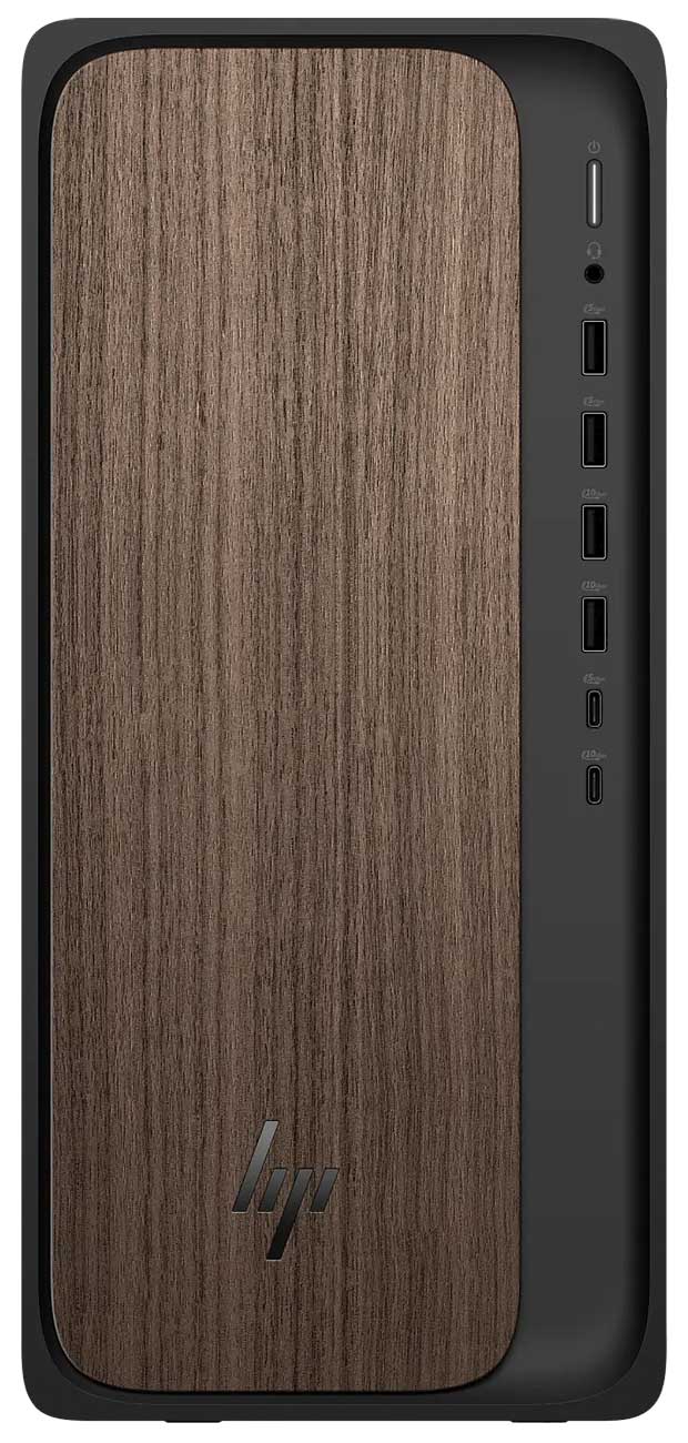 HP OmniDesk AI Desktop Computer Intel Core Ultra 5 225 16GB RAM 512GB SSD in Dark Wood - M03-0010 - image 2