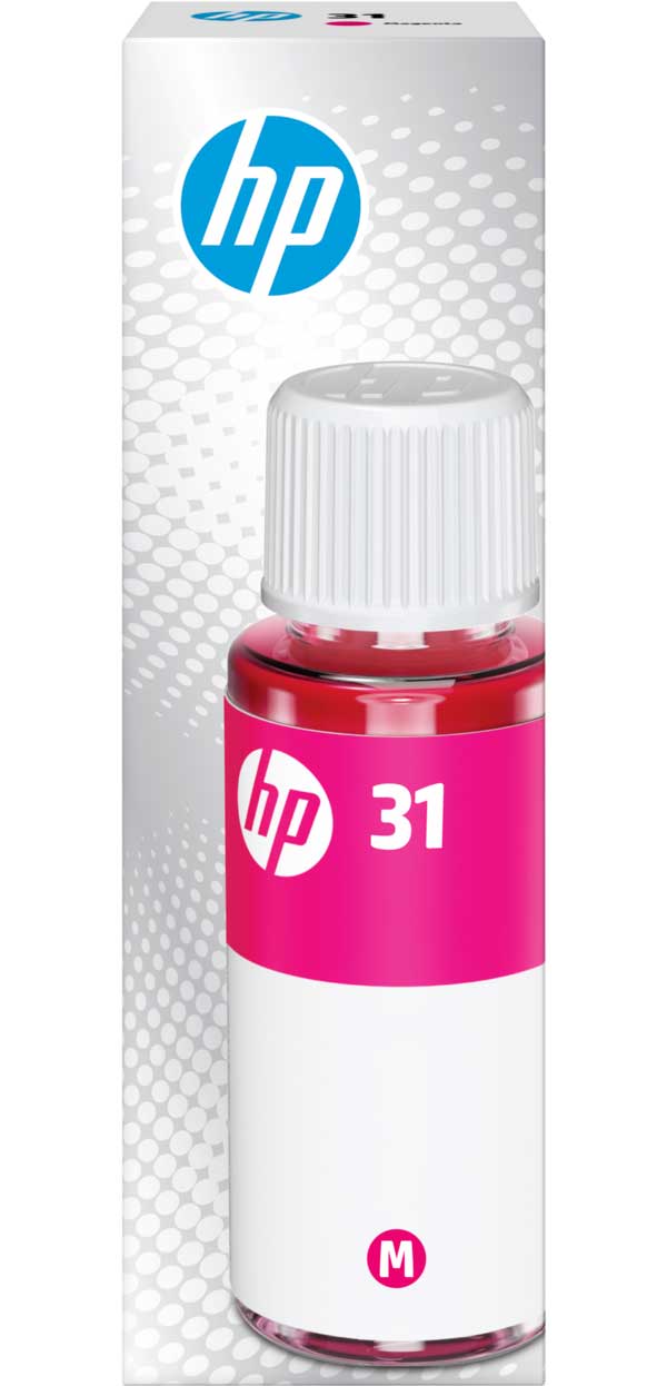 HP 31 Original Ink Bottle in Magenta - 1VU27AN - image 1