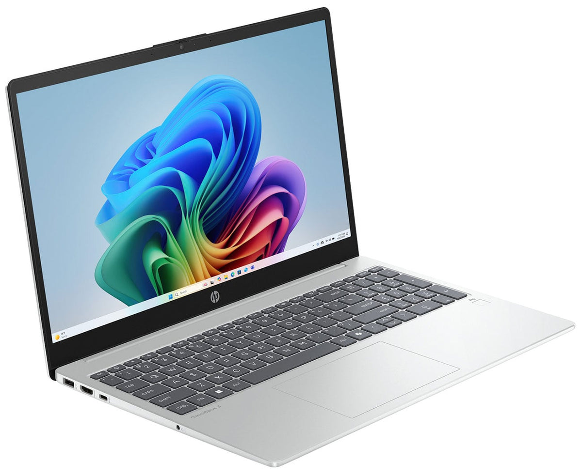 HP OmniBook 3 15.6-Inch Copilot+ PC Laptop AMD Ryzen AI 5 340 16GB RAM 1TB SSD in Glacier Silver - 15-FN0 - image 2