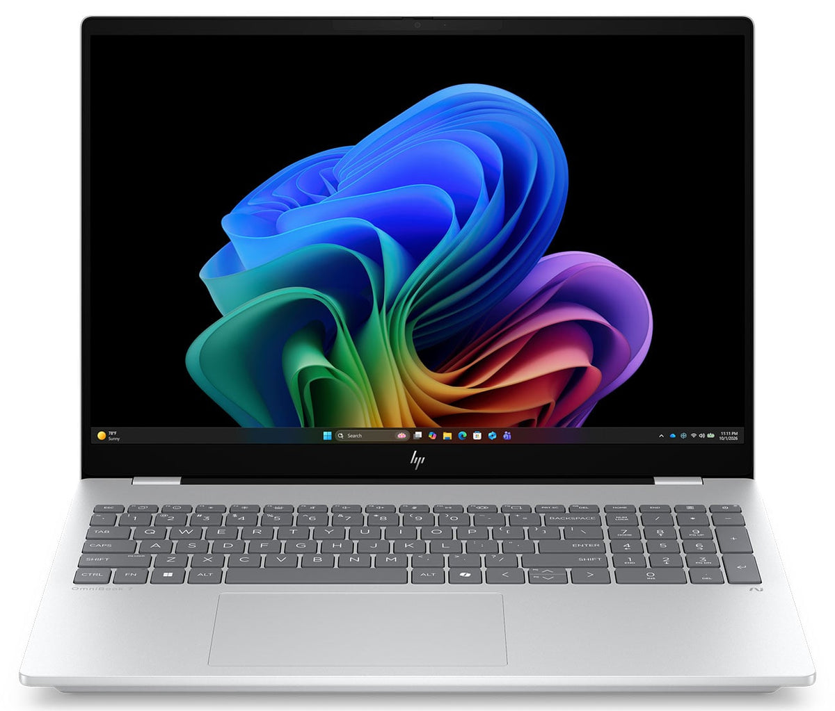 HP OmniBook 7 Laptop 16-Inch Intel Core Ultra 7 356H 16GB RAM 1TB SSD, NVIDIA GeForce RTX 5050 8GB in Gla - image 1
