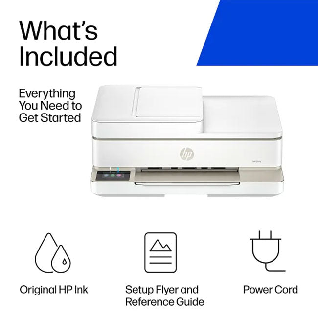 HP Envy 6555 All-in-One Printer, AI-capable in White - HP-ENVY6555 - image 7