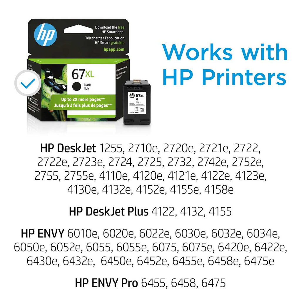 HP 67XL Original Ink Cartridge in Black - 3YM57AN/140 - image 2