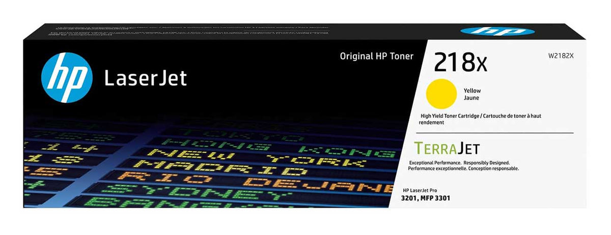 HP 218X High Yield Original LaserJet Toner Cartridge in Yellow - W2182X - image 1