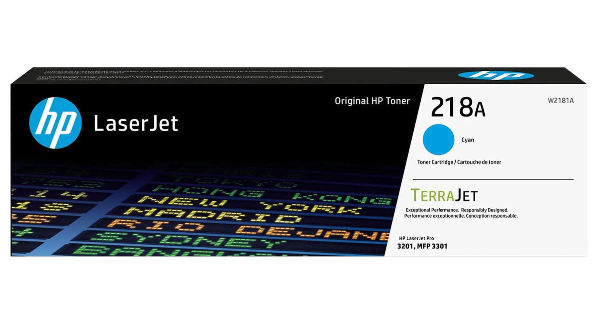 HP 218A Standard Yield Original LaserJet Toner Cartridge in Cyan - W2181A - image 1