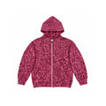 VYBES Pink Leopard Zip Up