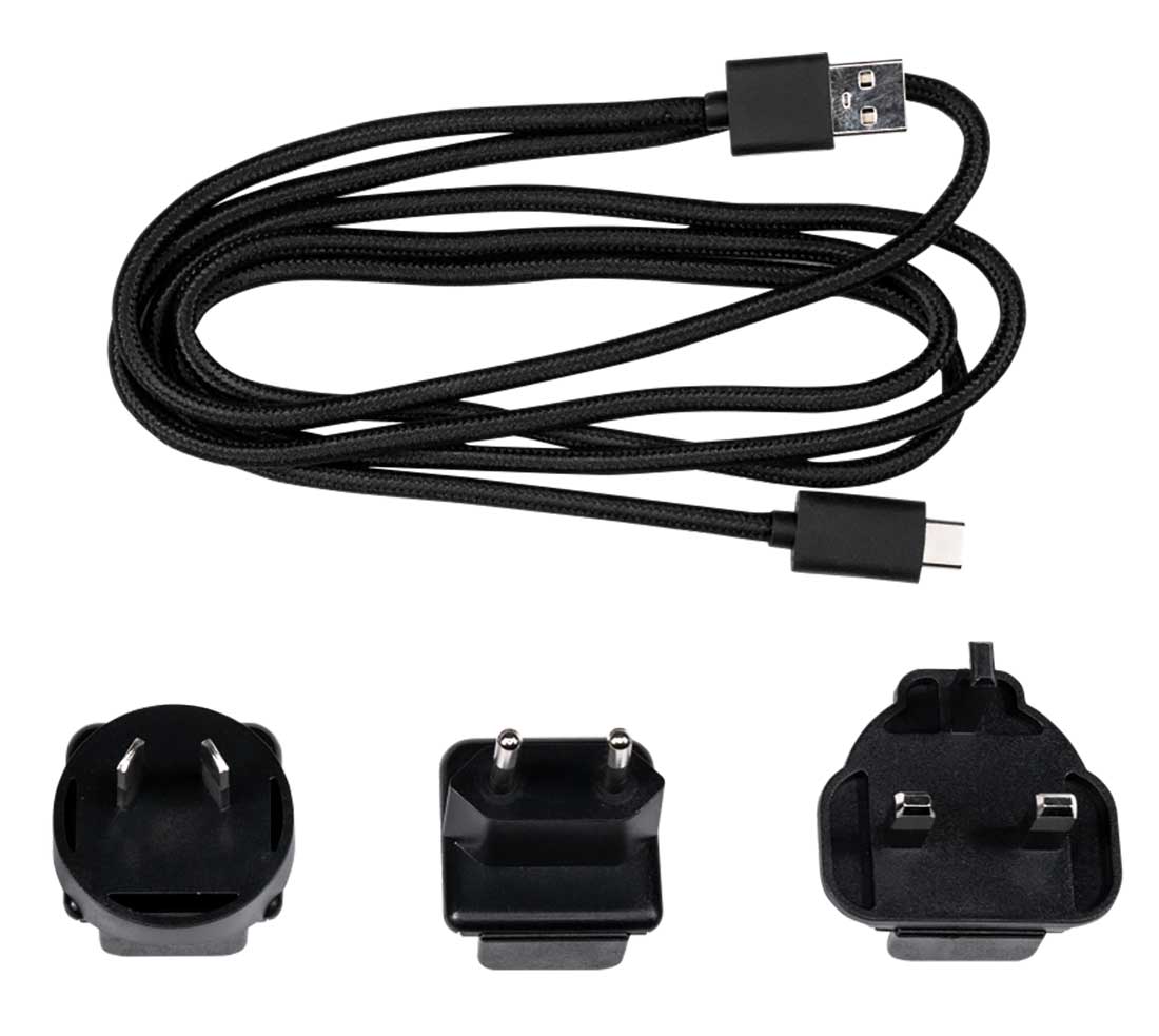 iPort Black LUXE USB Power Supply & USB-C Cable - 71021 - image 1