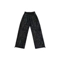 VYBES Black Leopard Sweatpants