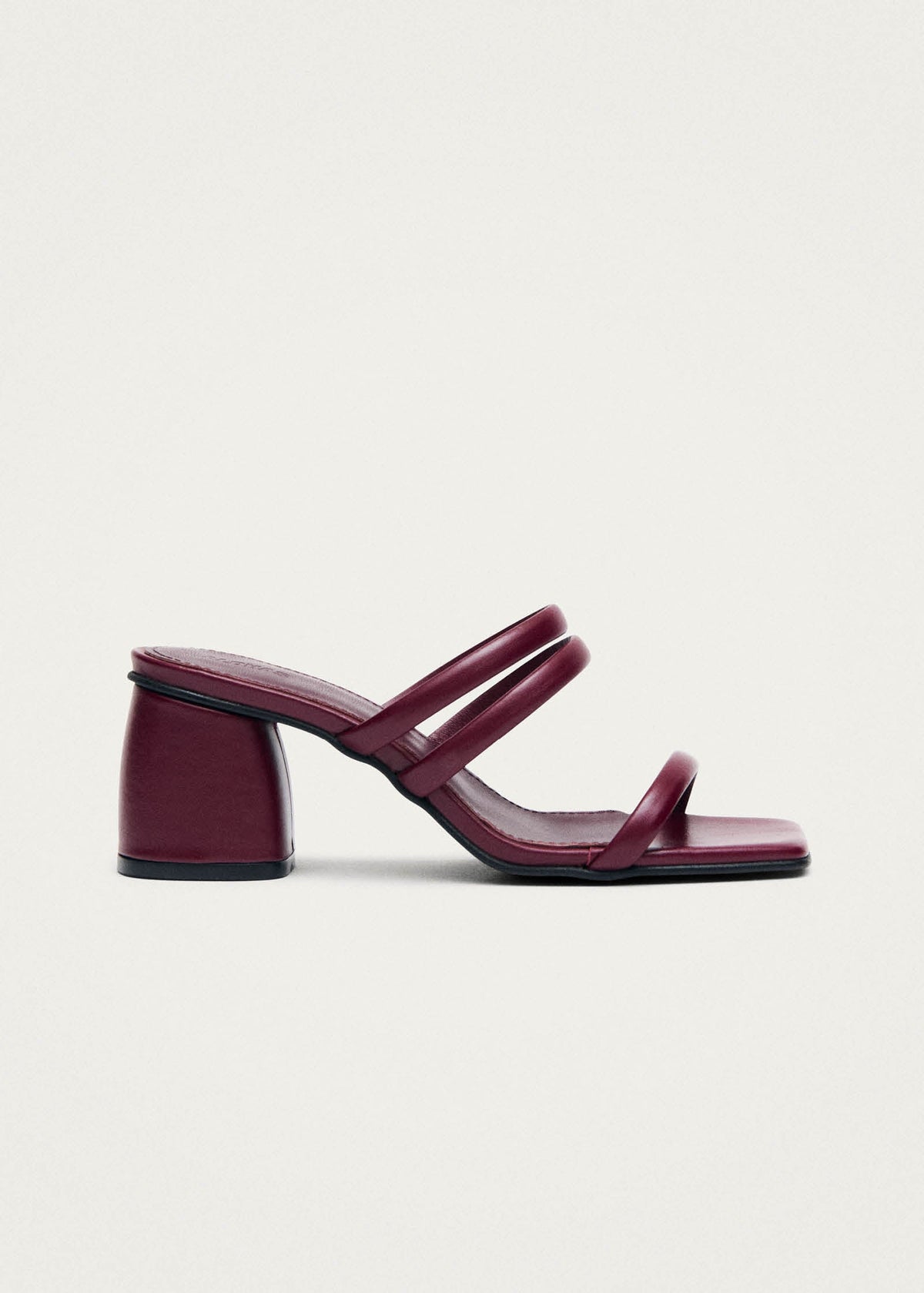 Indiana Sandalen aus burgunderrotem Leder