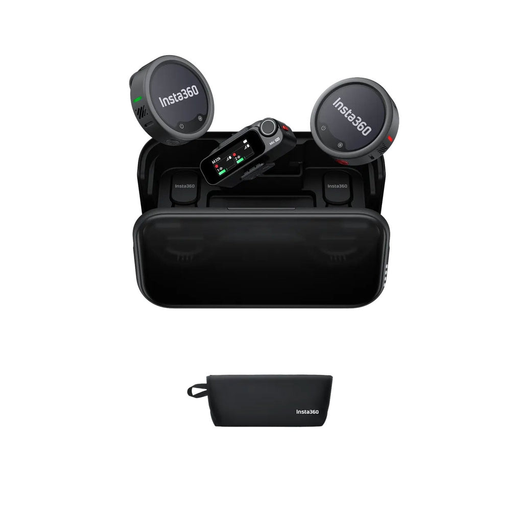 Insta360 Mic Pro Wireless (2 TX + 1 RX + Charging Case) In Black - MICPRO01-MCA10 - image 1