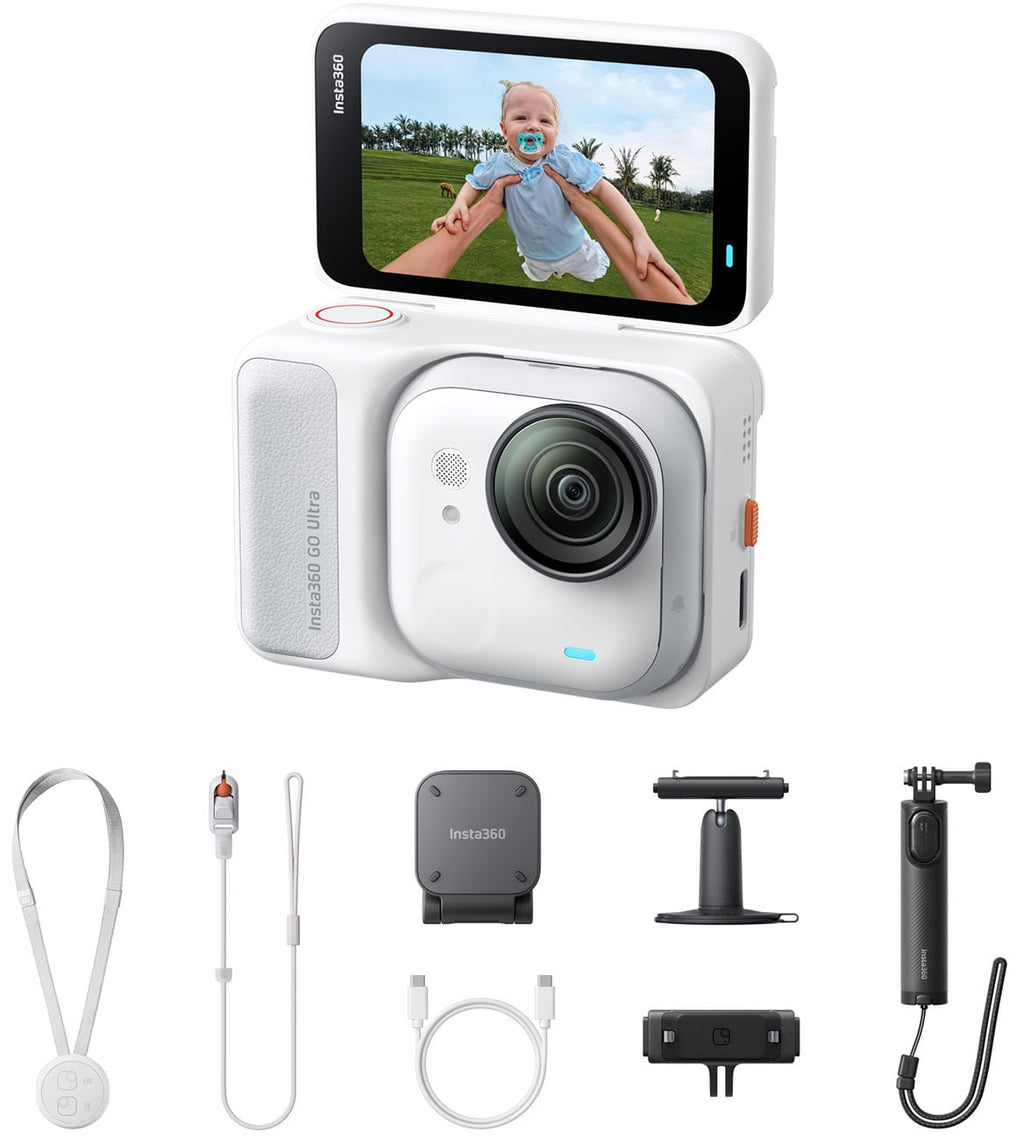 Insta360 GO Ultra Action Camera Creator Bundle in Arctic White - CINSABEA_GOULTRA05 - image 1