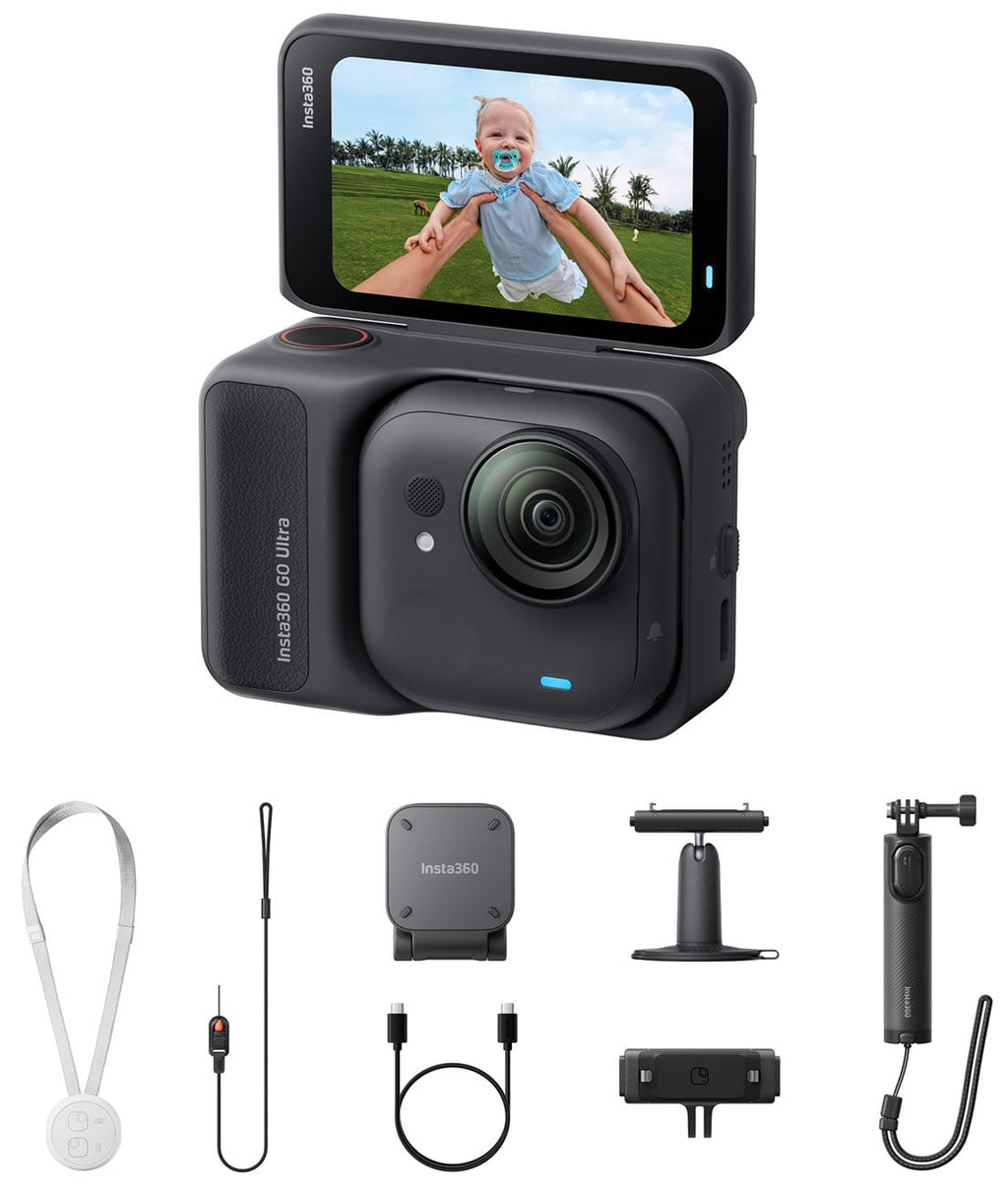 Insta360 GO Ultra Action Camera Creator Bundle in Midnight Black - CINSABEA-GOULTRA06 - image 1