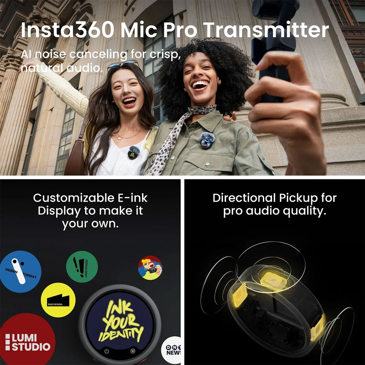 Insta360 Luna Ultra Action Camera Creator Bundle in Stellar White - CINSABTA-LUNA04 - image 4