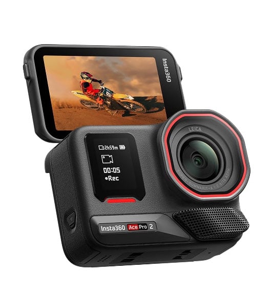 Insta360 Ace Pro 2 Action Camera Standard Bundle with 2 Batteries - CINSBBGA-ACEPRO2106 - image 5