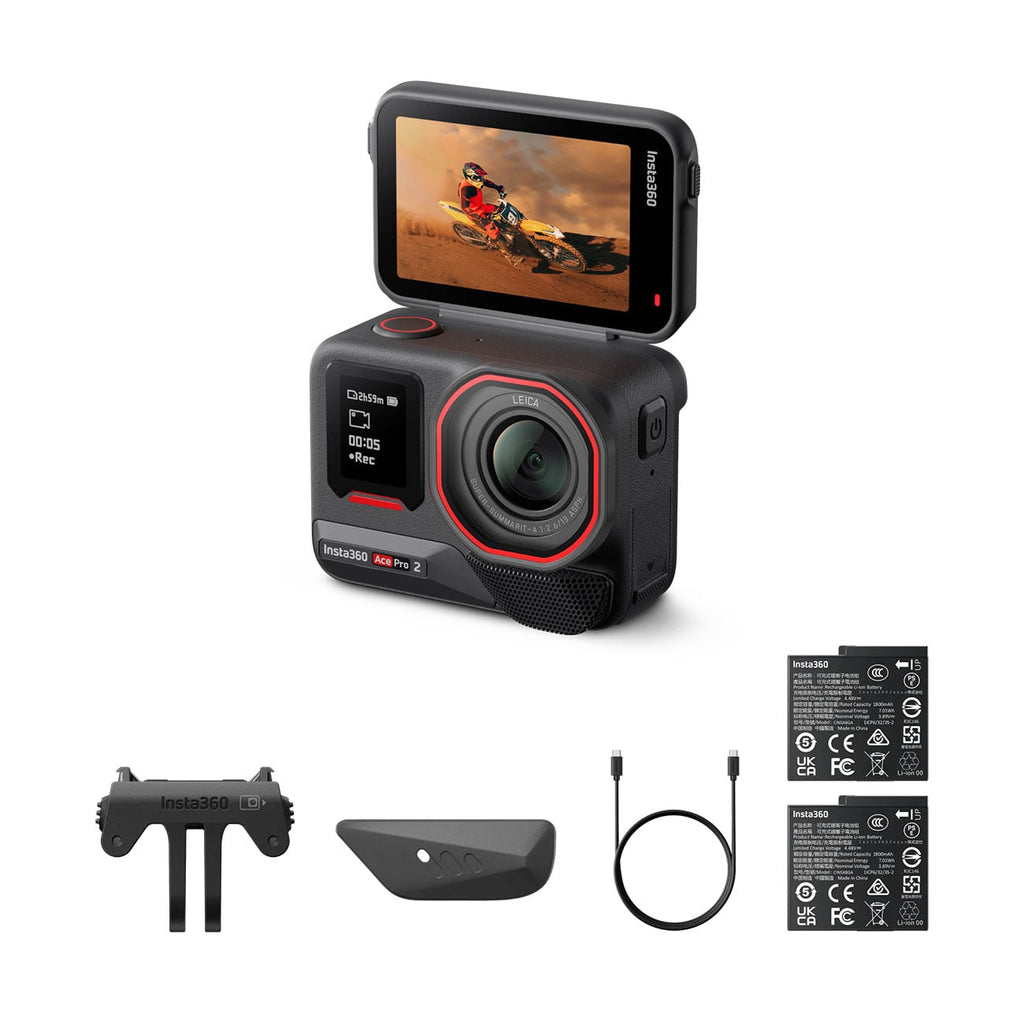Insta360 Ace Pro 2 Action Camera Standard Bundle with 2 Batteries - CINSBBGA-ACEPRO2106 - image 1