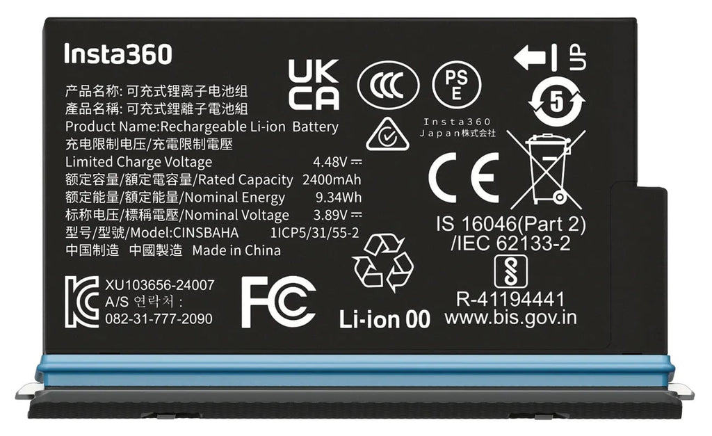 Insta360 Battery for X5 Action Camera - CINSBAHA - image 1