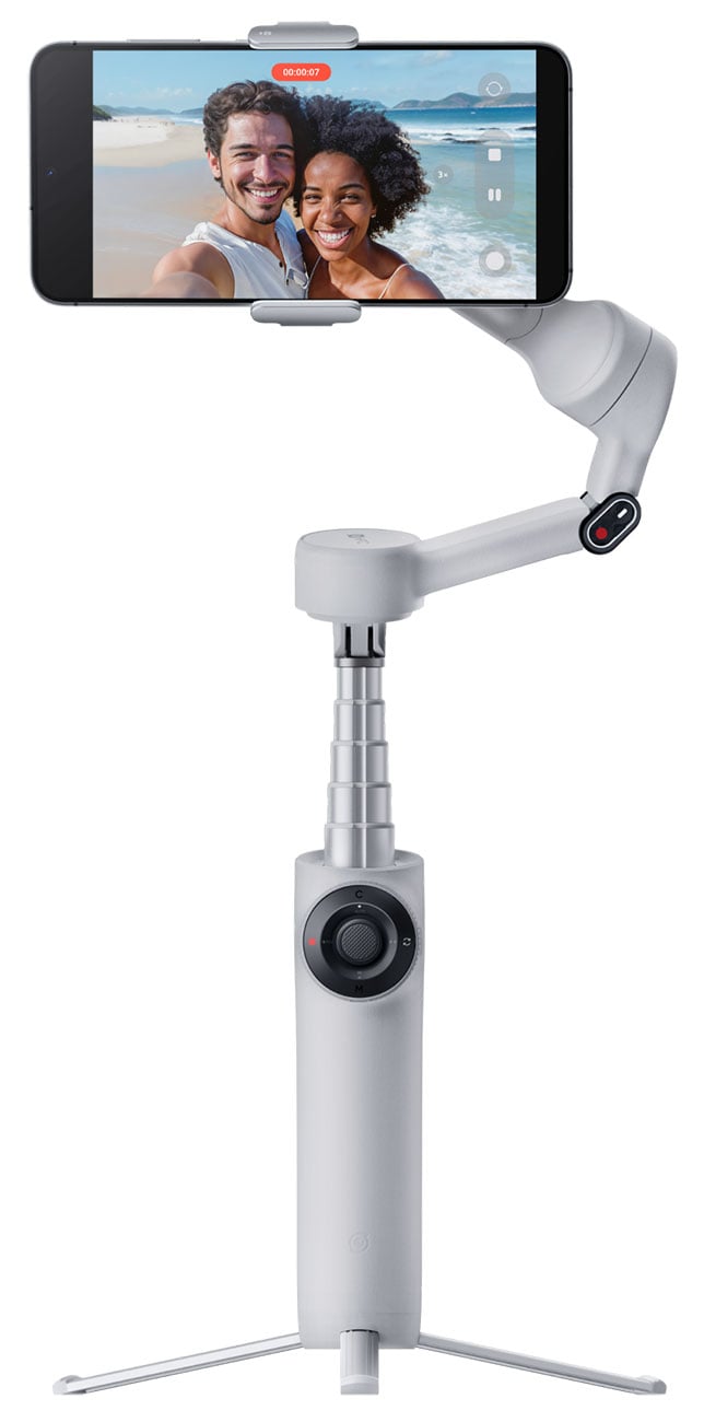 Insta360 Flow 2 Gimbal AI Tracker Bundle in Stone Gray - CINSABQA_FLOW2LITE12 - image 2