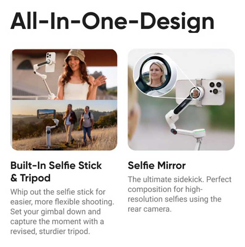 Insta360 Flow 2 Pro Gimbal in Stone Grey - CINSABQB_FLOW203 - image 10