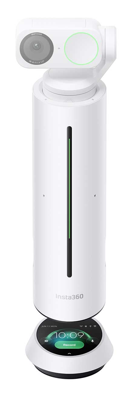 Insta360 Wave Professional Speakerphone with AI Recording Suite in Arctic White - CINSABCA-WAVE01 - image 8