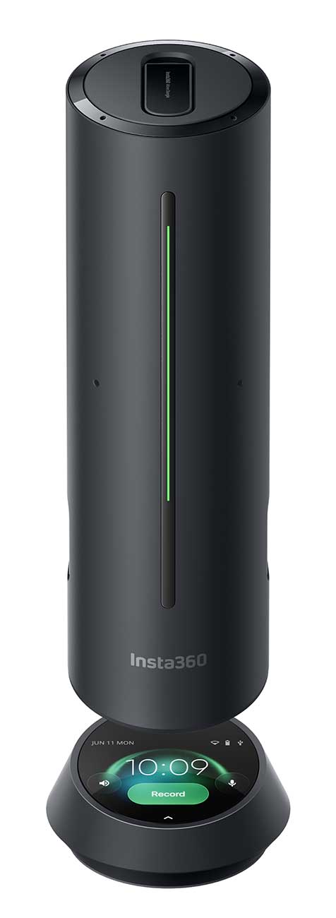 Insta360 Wave Professional Speakerphone with AI Recording Suite in Graphite Black - CINSABCA-WAVE02 - image 1