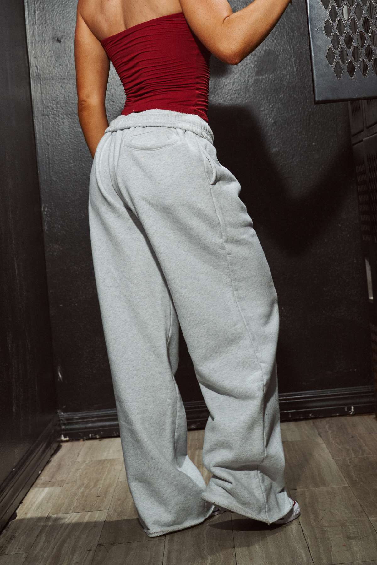 W2241 - Sweat-pant en molleton brut P.E.