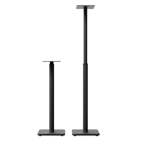 Kanto 24-42 Inch Height Adjustable Speaker Stands in Black (Pair) - SPH - image 1
