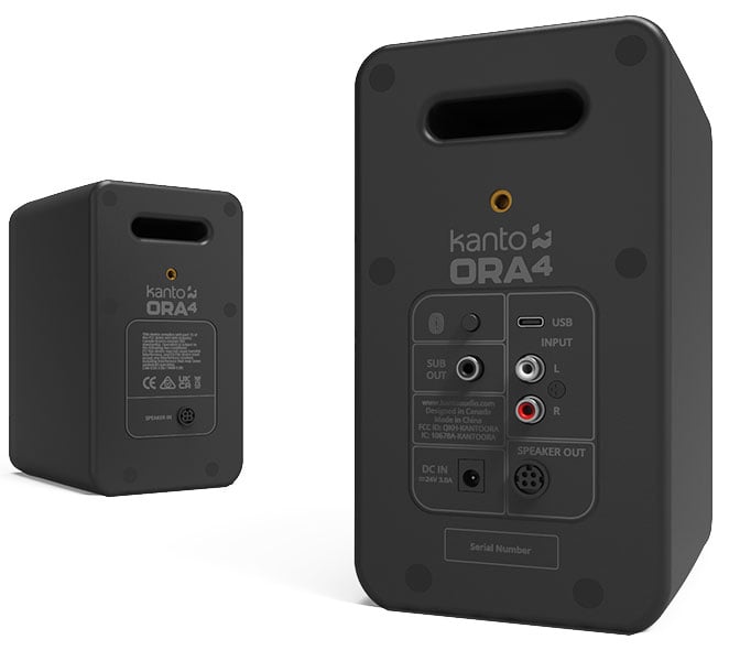 Kanto ORA4 Powered Reference Speakers in Matte Black (Pair) - ORA4MB - image 2