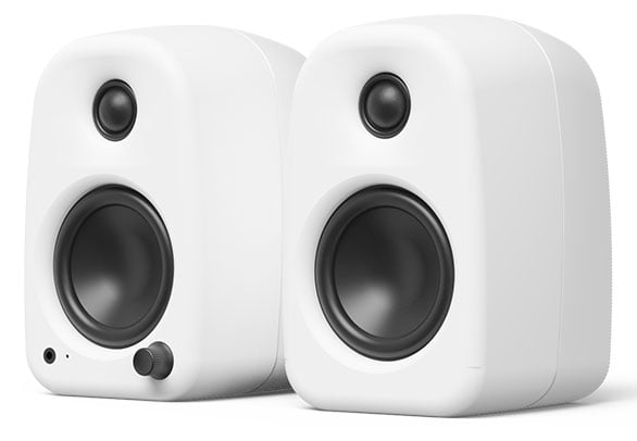 Kanto UKI Compact Desktop Speakers in Chalk (Pair) - UKIDMWC - image 2