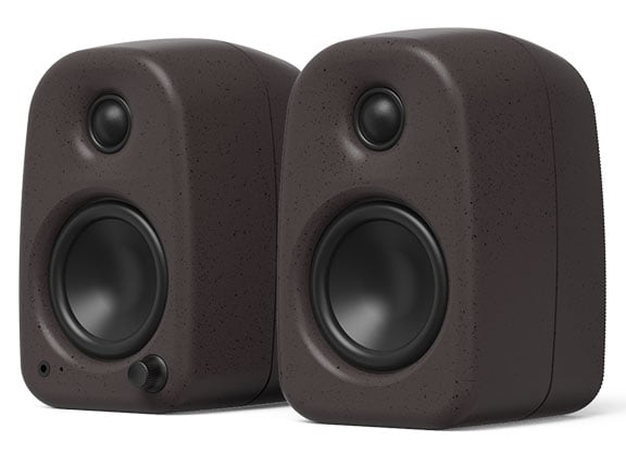 Kanto UKI Compact Desktop Speakers in Pumice (Pair) - UKIDSBB - image 2