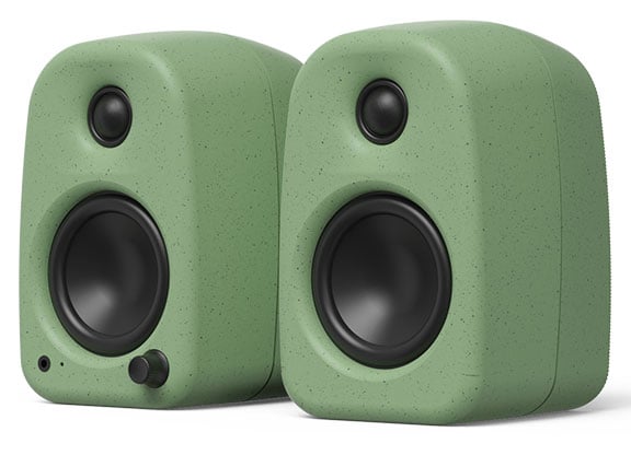 Kanto UKI Compact Desktop Speakers in Sage (Pair) - UKIDSBN - image 2