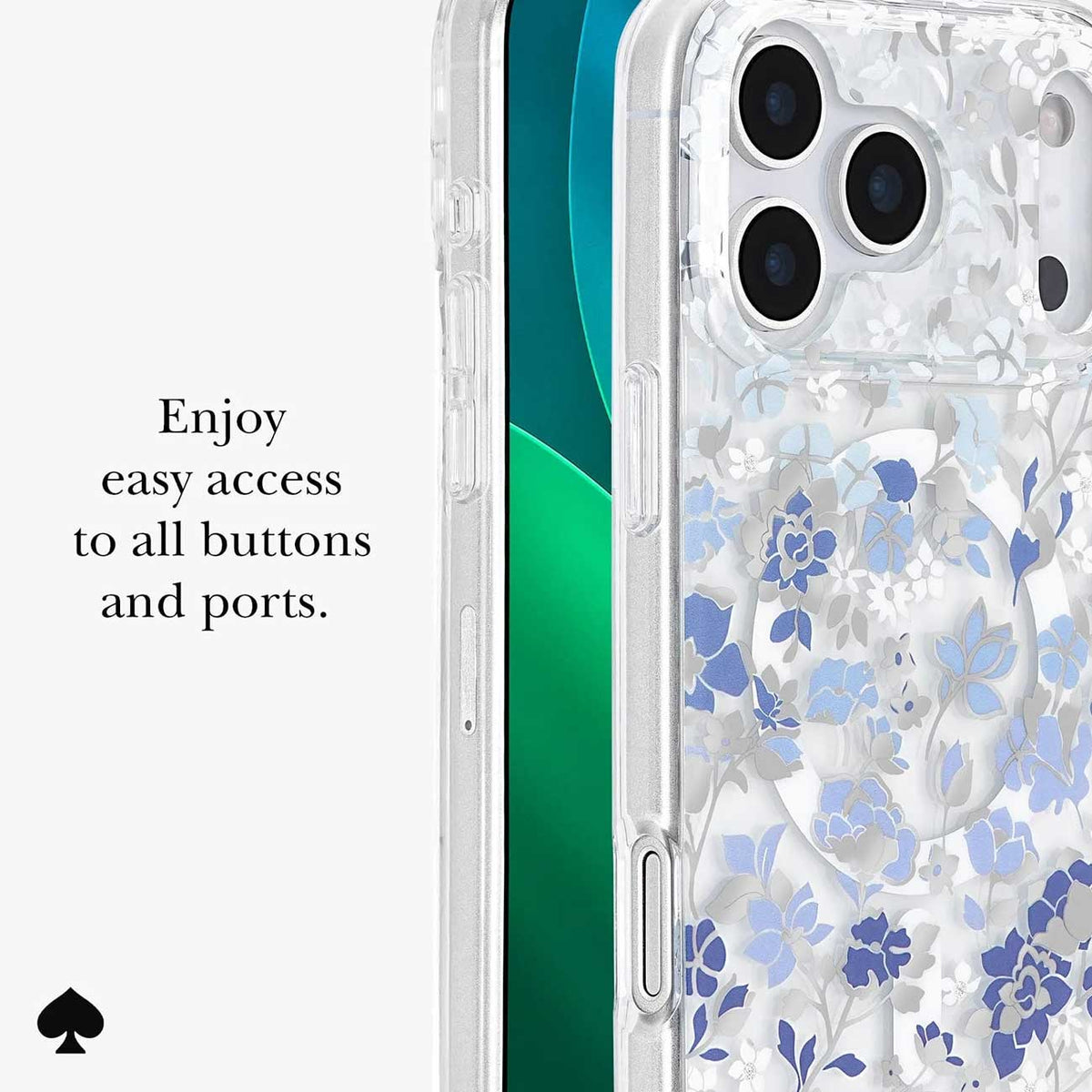 Kate Spade New York MagSafe Case for iPhone 17 Pro Max in Flowerbed Blue - KS057244 - image 5