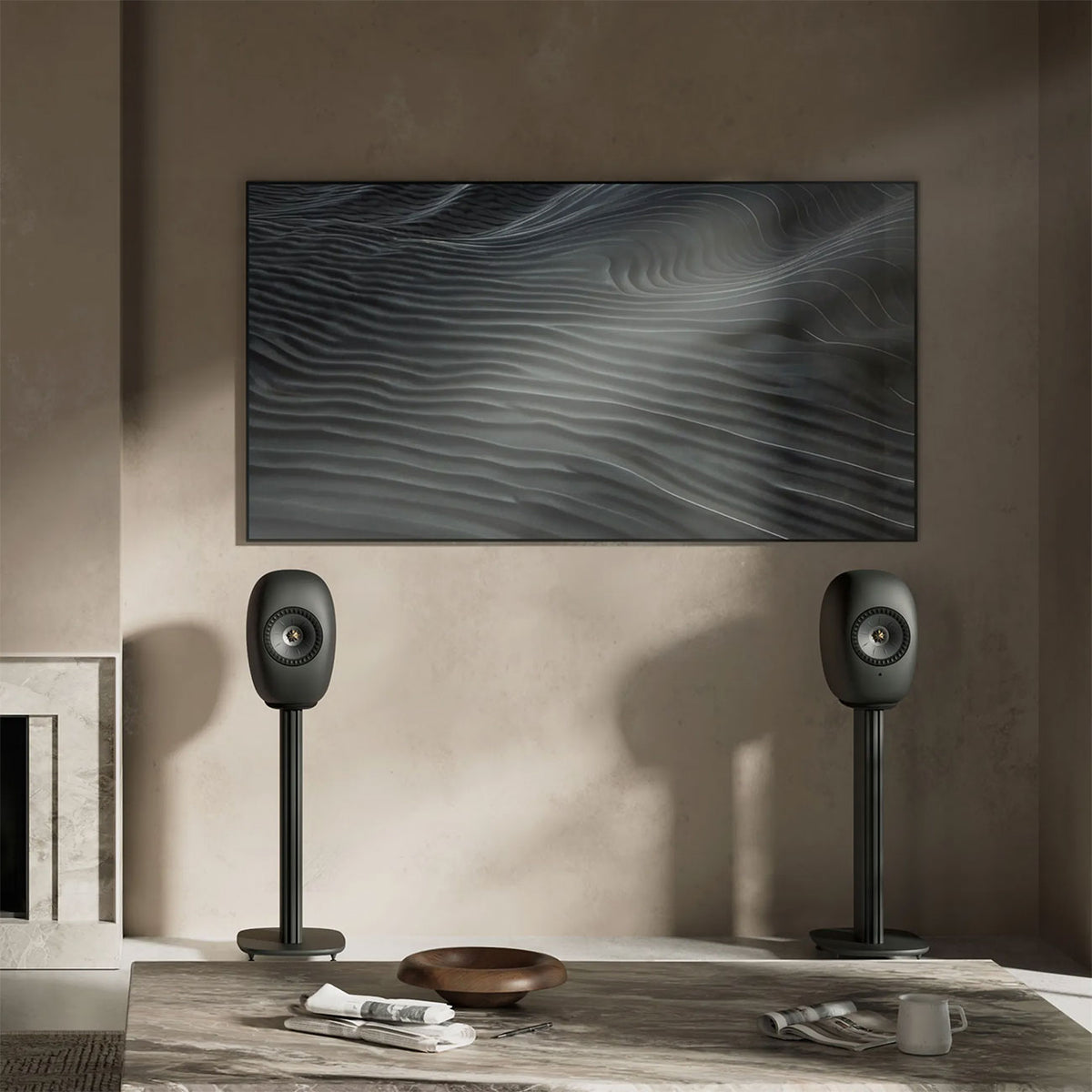KEF S-LUXE Floor Stand in Slate Gray (Pair) - SP4111M0AA - image 6