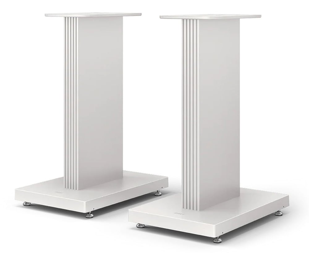 KEF S3 Floor Speaker Stand For R3 Meta in Mineral White (Pair) - SP4062AA - image 1