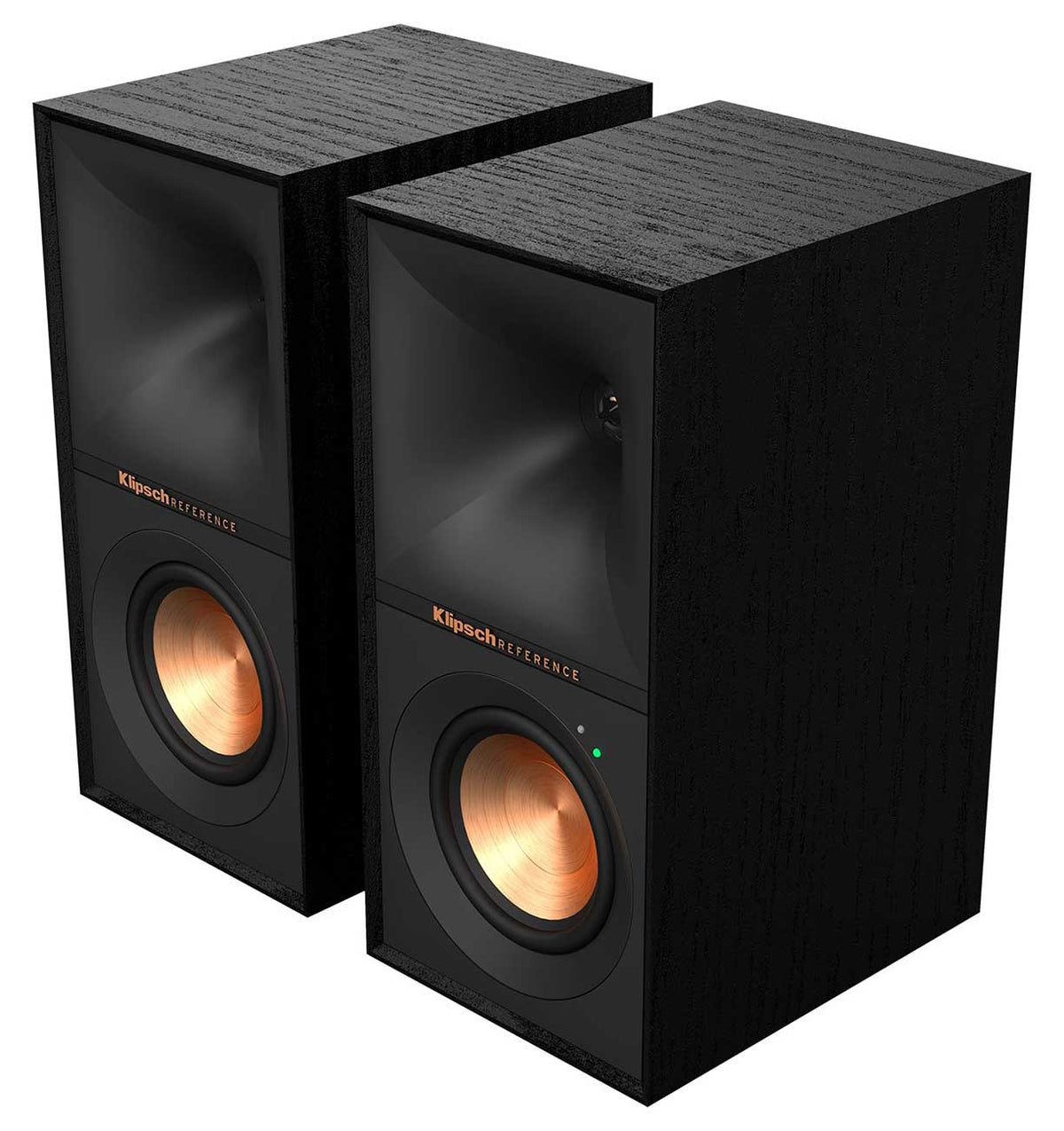 Klipsch R-40PM Reference Powered Monitor Bookshelf Speakers in Black (Pair) - 1071484 - image 3