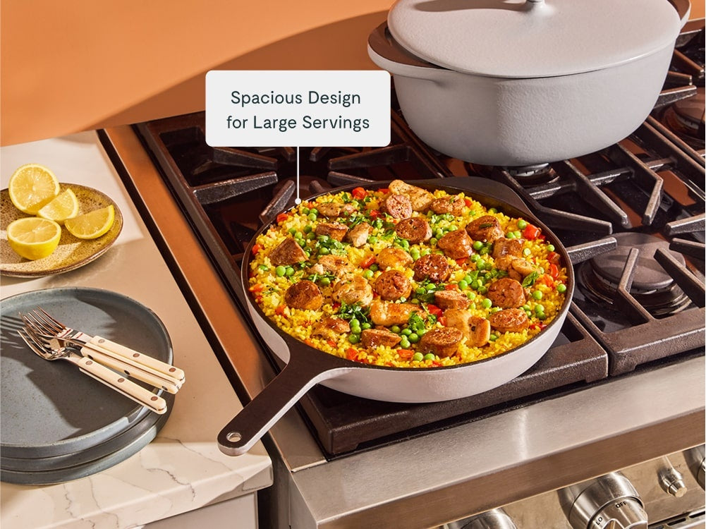 Large Enameled Cast Iron Duo - image 3