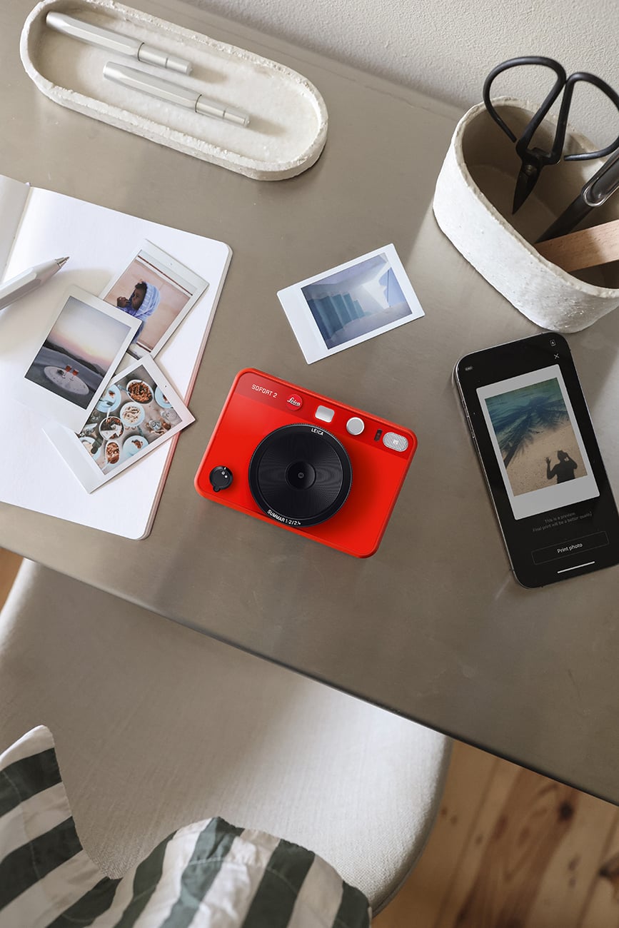 Leica SOFORT 2 Hybrid Instant Camera in Red - 19189 - image 7