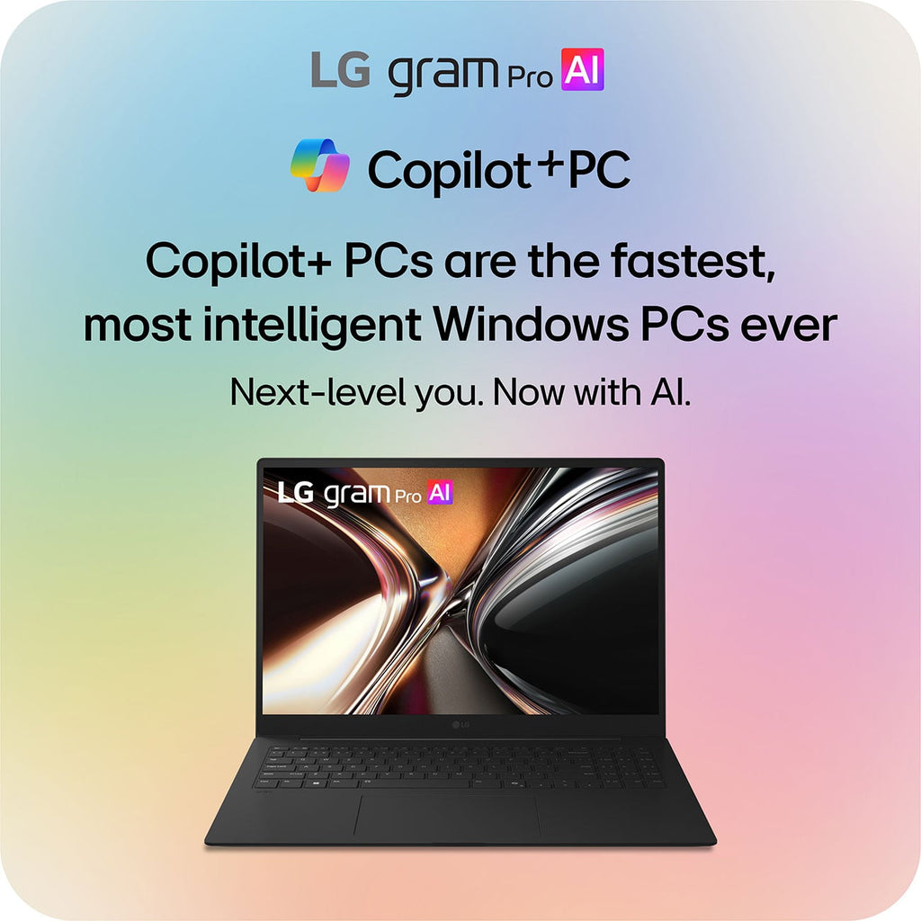 LG gram Pro Copilot+ PC Laptop 16-Inch Intel Core Ultra X7 358H 32GB RAM 1TB SSD in Aerominum Black - 16Z - image 9