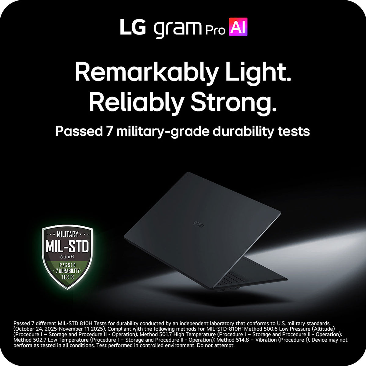 LG gram Pro Copilot+ PC Laptop 16-Inch Intel Core Ultra X7 358H 32GB RAM 1TB SSD in Aerominum Black - 16Z - image 10