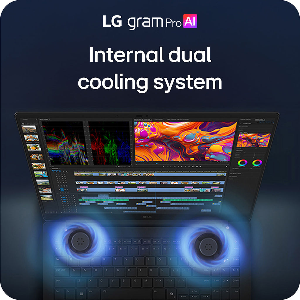 LG gram Pro Laptop 17-Inch Intel Core Ultra 7 32GB RAM 1TB SSD in Black - 17Z90U-H.AU87U1 - image 10