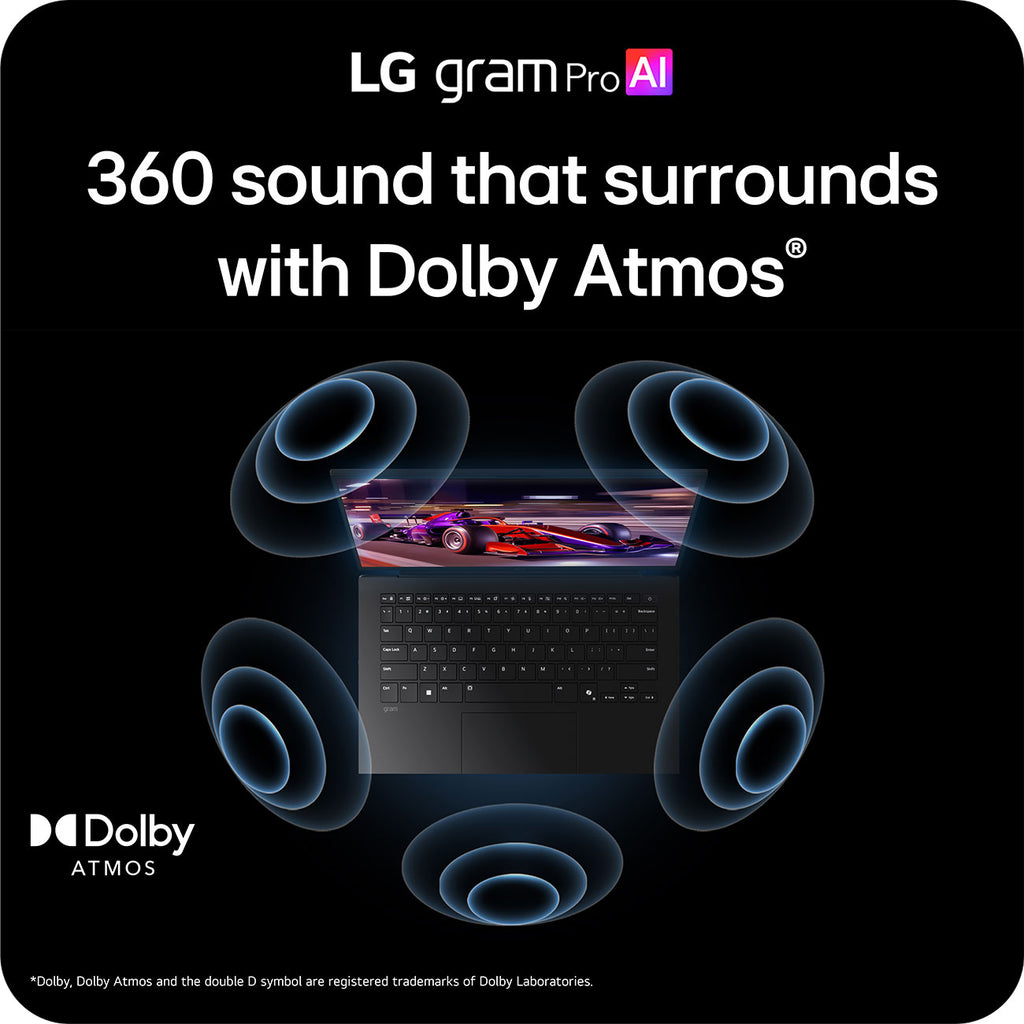 LG gram Pro Laptop 17-Inch Intel Core Ultra 7 32GB RAM 1TB SSD in Black - 17Z90U-H.AU87U1 - image 11