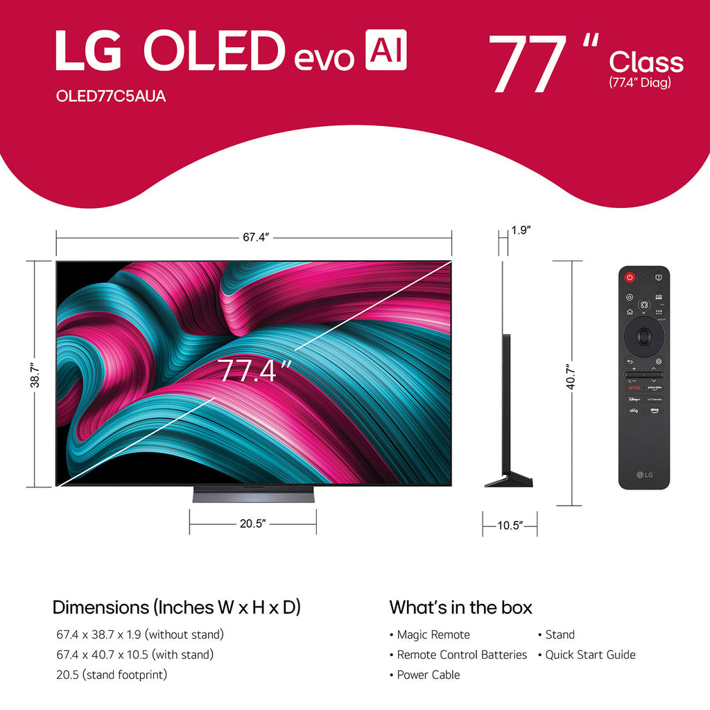 LG OLED evo AI C5 4K 77-Inch Smart TV - OLED77C5PUA - image 13
