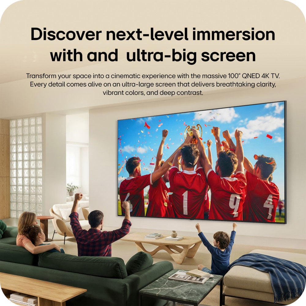 LG QNED84B Series TV 100-Inch Mini LED Smart 4K TV - 100QNED84BU - image 4